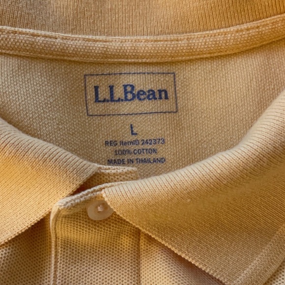 Mens L.L. Bean Short Sleeve Polo Shirt - Picture 6 of 6